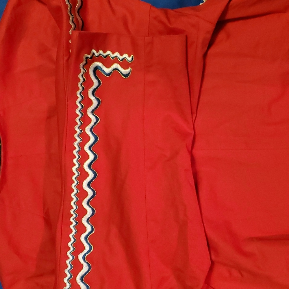 Bob Mackie wearable art XL embridered jacket w/ pants- 4 items total! - Picture 5 of 11